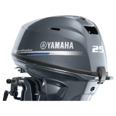 Image of a 25 hp Yamaha outboard