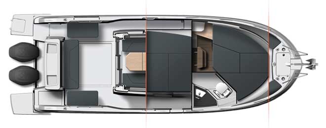 Beneteau Barracuda Layout